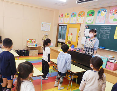 プレスクール若葉幼稚園(神奈川県横浜市旭区)の様子