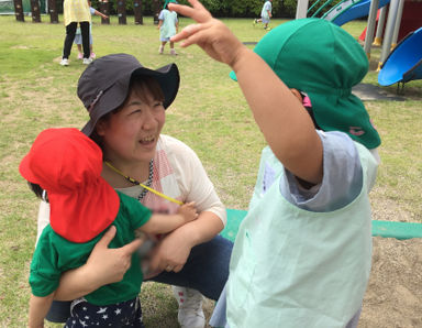 サン認定こども園(三重県鈴鹿市)の様子