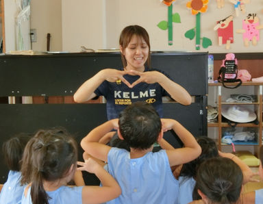 和歌山中央幼稚園(和歌山県岩出市)の様子