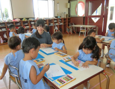 和歌山中央幼稚園(和歌山県岩出市)の様子