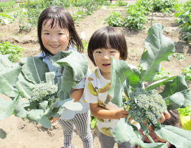 小規模保育園ひかりの(北海道北見市)の様子