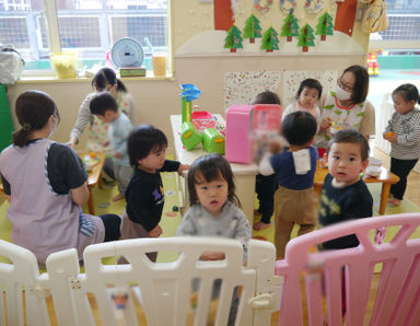 第2住吉保育園(北海道千歳市)の様子