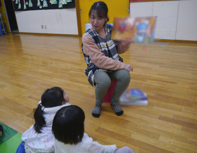 住吉認定こども園(北海道千歳市)の様子