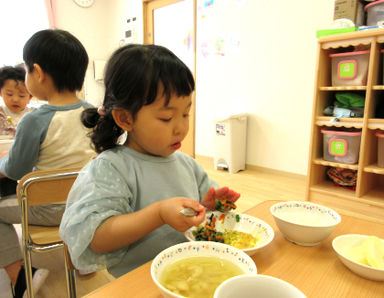 ニチイキッズでと保育園(秋田県潟上市)の様子