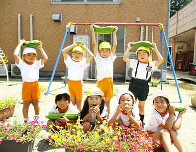 認定こども園ルンビニー学園幼稚園(茨城県つくばみらい市)の様子