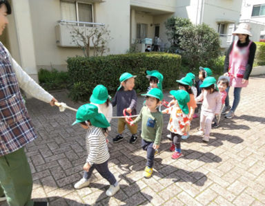 桜ヶ丘保育園(東京都世田谷区)の様子