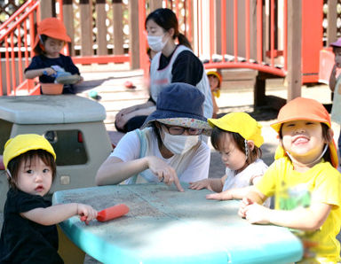 ななさとこども園(岐阜県岐阜市)の様子