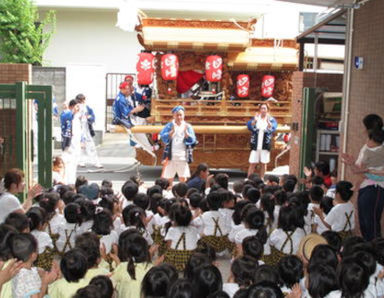 日の出さなだやま分園(大阪府大阪市天王寺区)の様子