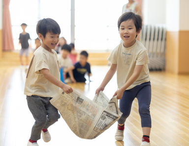 惣社こども園(大阪府藤井寺市)の様子