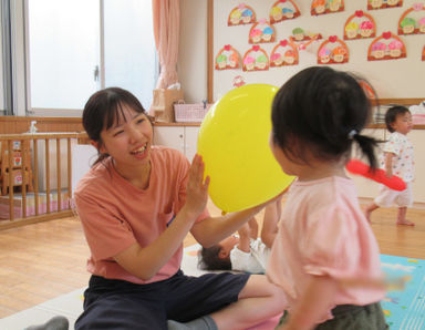 築港ちどり保育園(岡山県玉野市)の様子