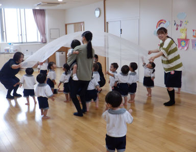 北長瀬ちどり保育園(岡山県岡山市北区)の様子