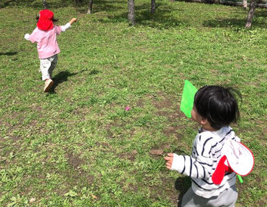 ヤクルトひよっこ保育園池田(大阪府池田市)の様子