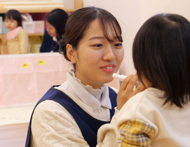 めいてつ保育ステーション鳴海ぽっぽ園(愛知県名古屋市緑区)先輩からの一言