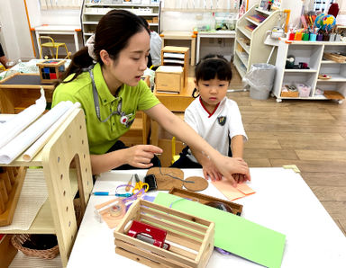 International Montessori Mirai Kindergaten（インターナショナルモンテッソーリミライキンダーガーテン）(東京都新宿区)の様子